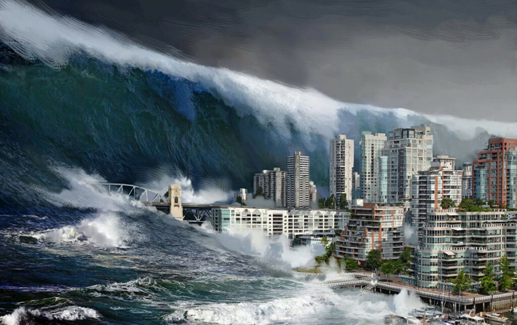 Nằm mơ thấy sóng thần là điềm báo gì