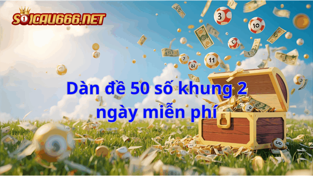 Dàn đề 50 số khung 2 ngày vip chắc chắn trúng 100 miễn phí